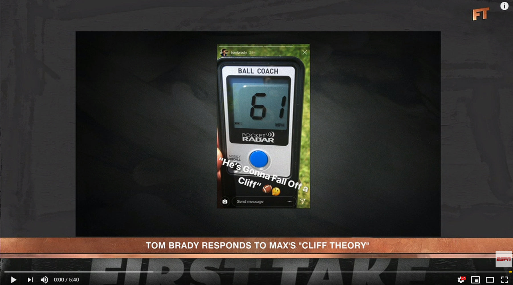 Tom Brady Silences his Critics with Instagram Story