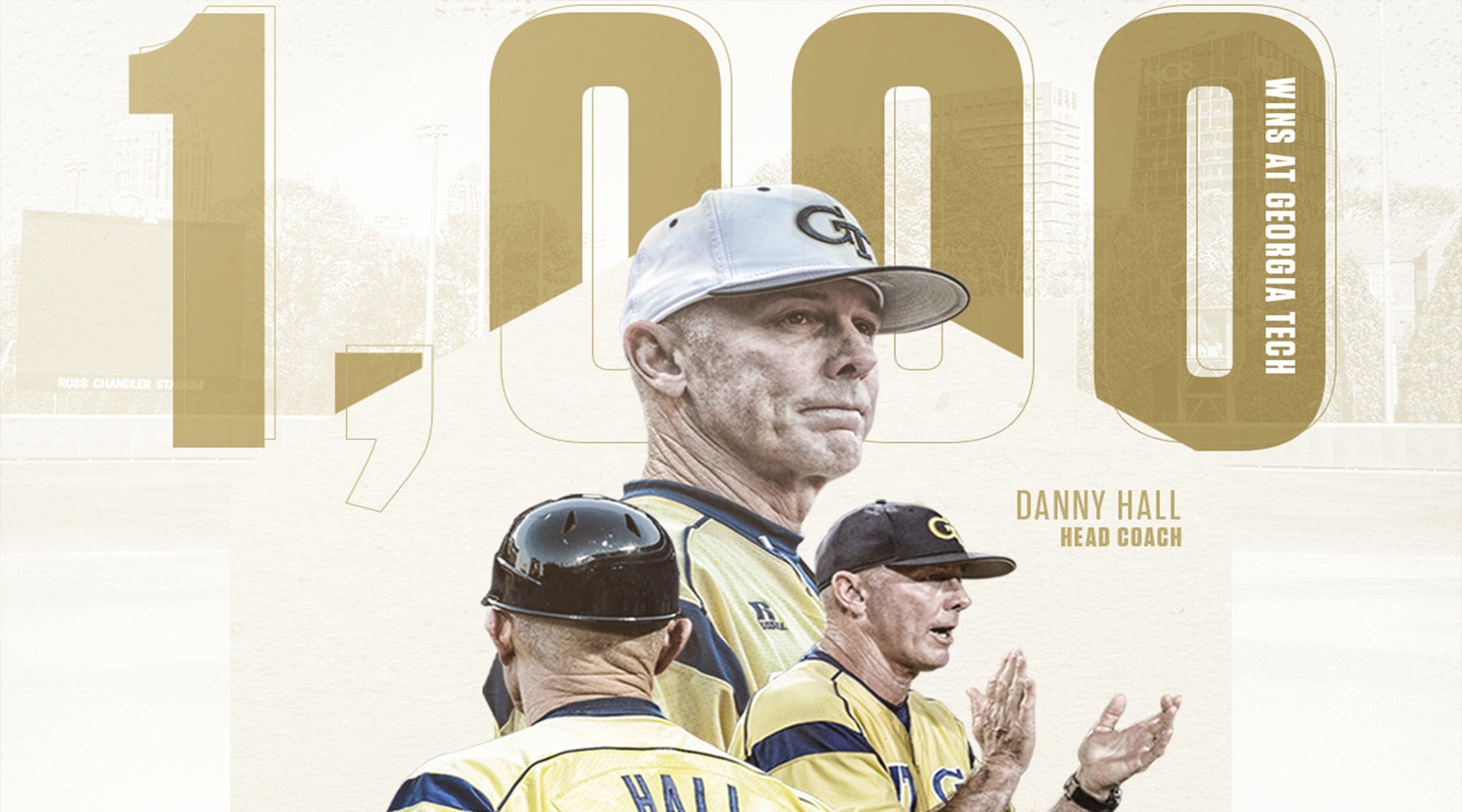 Congrats to Danny Hall on his 1,000th Win as Georgia Tech’s Head Baseball Coach
