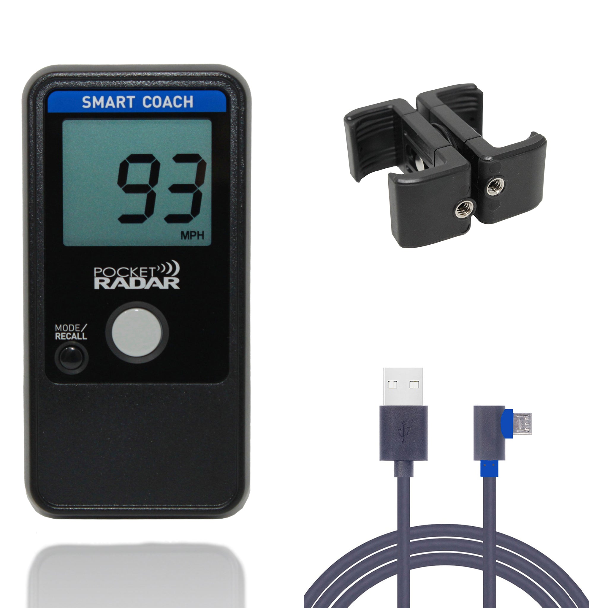 Smart Coach Radar™ Bundle with Universal Mount and Right Angle USB Cable