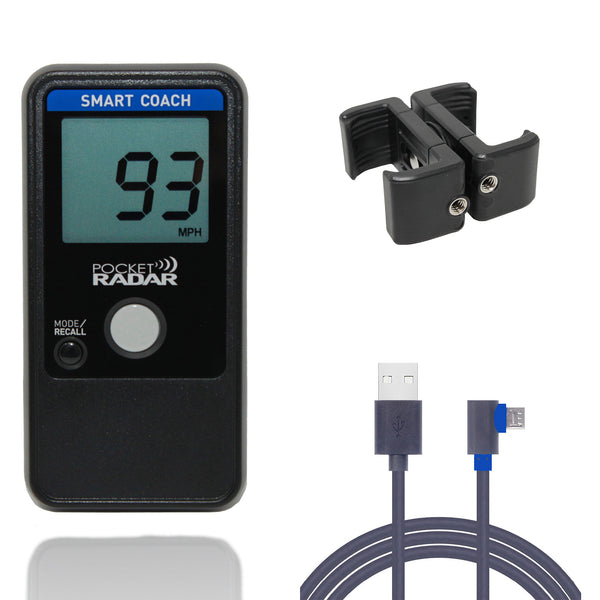 高機能スピードガンPocket Radar Smart Coach SR1100 Pocket Radar - Smart Coach Radar and Smart Display Bundle