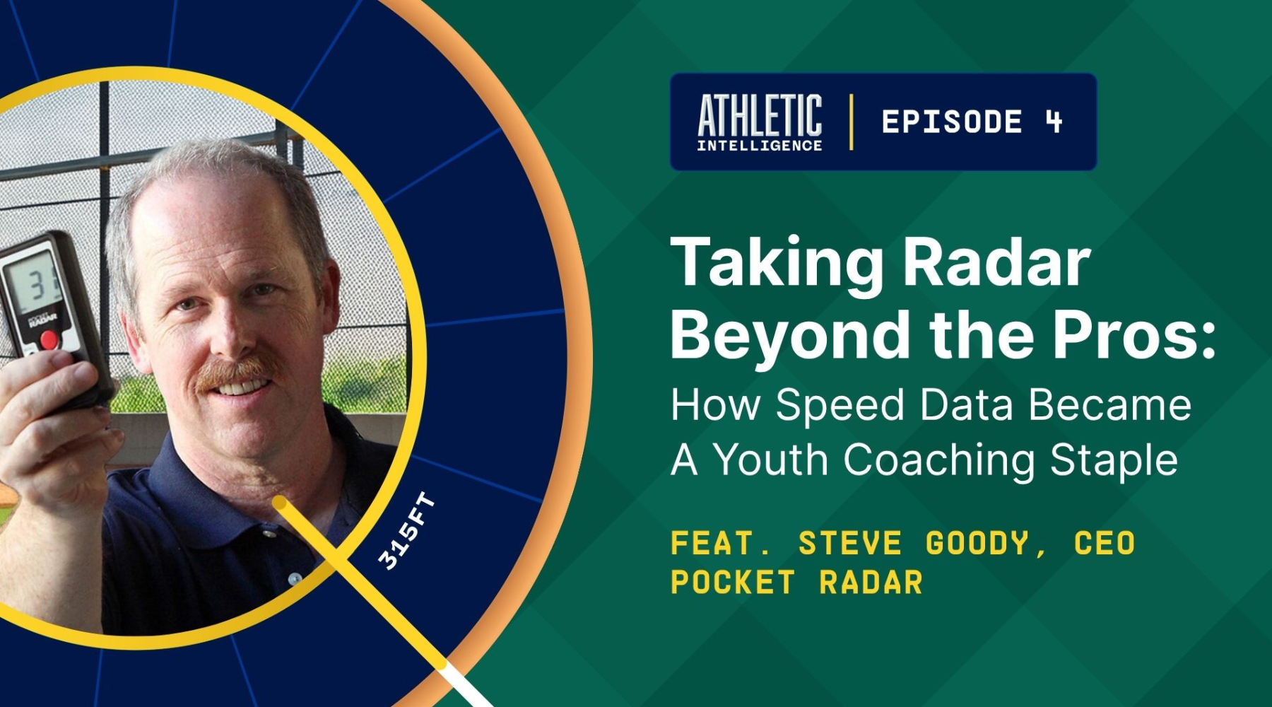 Pocket Radar CEO Interviewed on Gamechanger's podcast: Athletic Intelligence episode 4