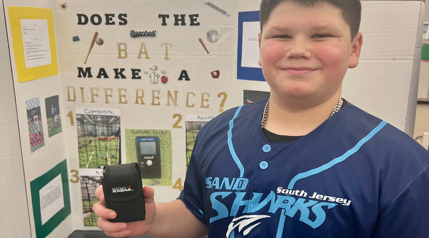 At the Science Fair: "Does the bat make a difference?"
