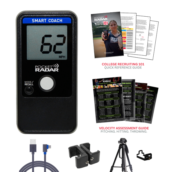 Pocket Radar - Smart Coach Radar™ (Softball Recruiting+ Bundle XL ...