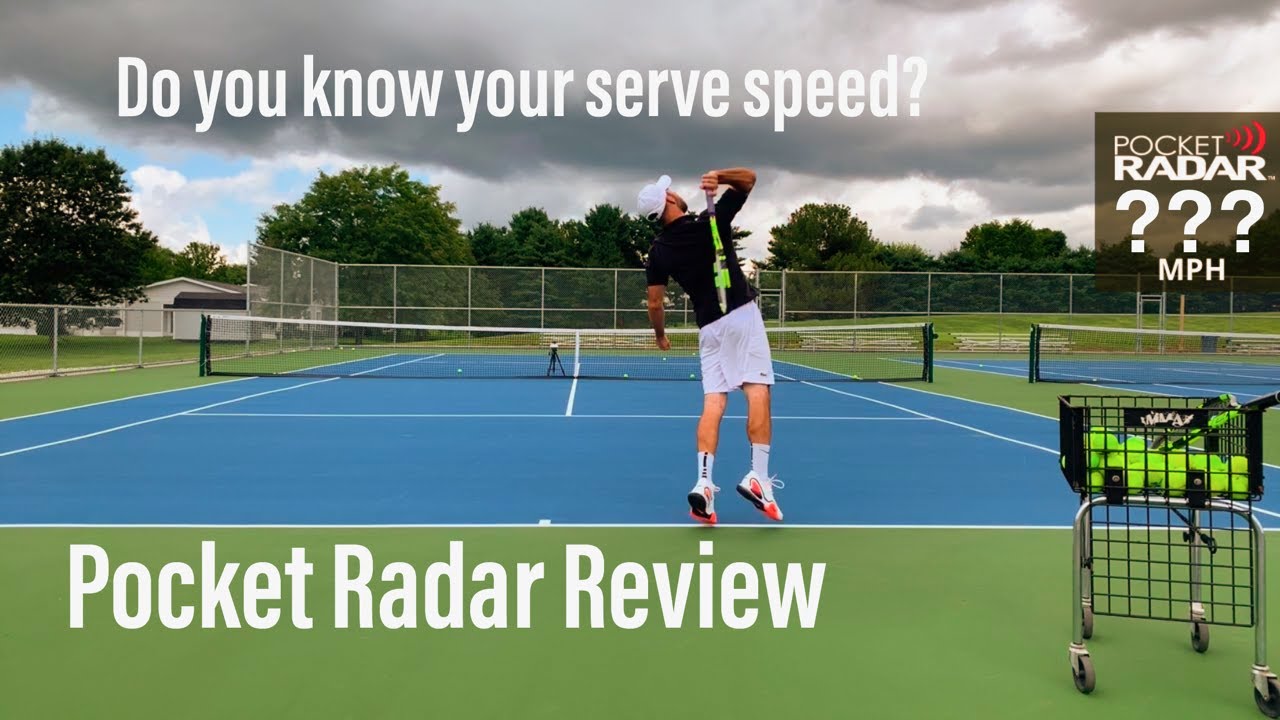 Load video: Tennis Serve Speed - Pocket Radar - Smart Coach Training Bundle Review and Demo!