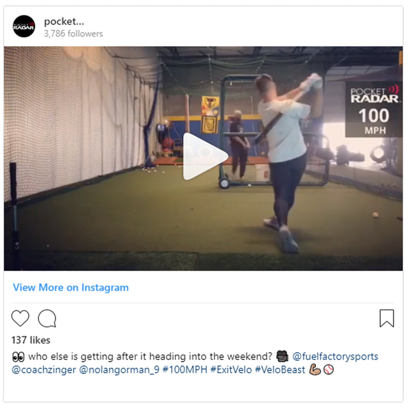 Exit Velocity Measure Baseball & Softball Hitting To Increase Power