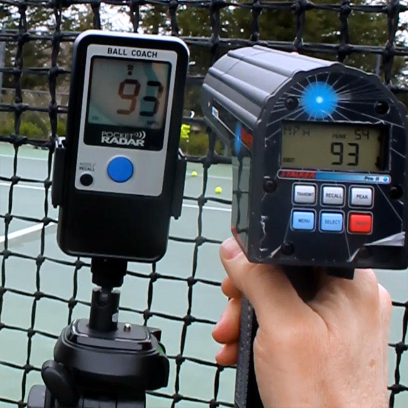 Tennis Radar Gun – Measure Serve, Racquet & Ball Speed - Pocket